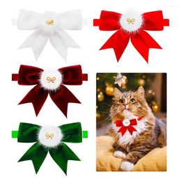 Dog Apparel 5PCS Lovely Tuxedo Bow Ties Fashion Adjustable Christmas Bowtie Pet Saliva Formal Tie Collar