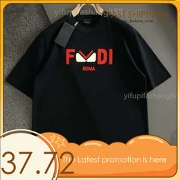 Fen Shirt Mens Designer T Shirt Womens Clothes Exclusive Summer T Shirt Tees Polo Goth Short Sleeve Haikyuu Brand Fendishirt 820