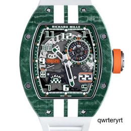 RM Movement Wrist Watch Rm029 Men's Series Rm029 Automatic Mechanical Carbon Fibre Material Watch Watch Set