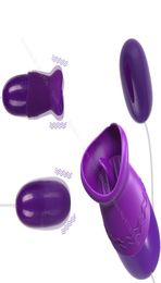 Massage Multispeed Tongue Oral Licking Vibrator USB Vibrating Egg Gspot Vagina Massage Clitoris Stimulator Sex Toys for Women Se7819705