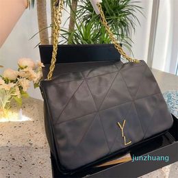 Designer Women Hobo Woman Large Flap Genuine Leather Handbag One Shoulder Bags Cross Airport Chain Retro Women's Bag Diamond Lattice Purses Handbags