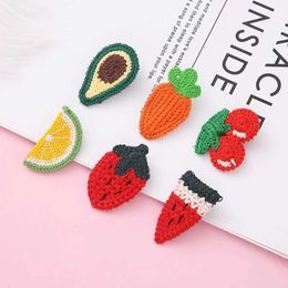 Hair Accessories 6 types of baby girl hair clips fruit hair clips baby headscarves cute side clips baby hair clips WX