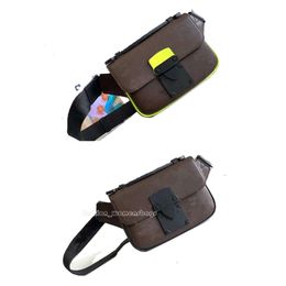 7a top Quality men womens bumbag Designer Lock Sling Neon 45864 Brown Shoulder Crossbody bumbags shoulder purses
