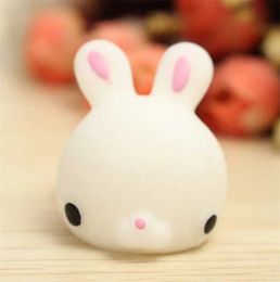 10PCS Decompression Toy Mochi kaii Cute Bunny Rabbit Squishy Squeeze Healing Stress Reliever Toy Gift Decor