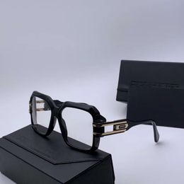 Square Eyeglasses Frame for Men 623 Black Gold Full Rim Optical Frame 57mm gafas de sol Fashion Sunglasses Glasses Frames Eyewear wth b 268g