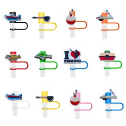 Disposable Cups Sts Fishing Tools St Er For Protector Reusable Tips Lids 40 30 20 Oz Cute Dust-Proof Caps Water Bottles Drop Delivery Otbz6