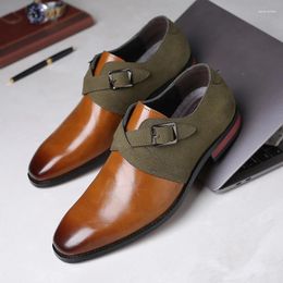 Dress Shoes 2024 Solid Men Shoe Business For Man Leather Fashionable Trendy Loafer Sneaker Zapatos De Hombre