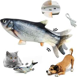 Other Toys USB Charger Interactive Electric Cushion Fish Real Chewing Toy Pet Supplies Cat and Dog