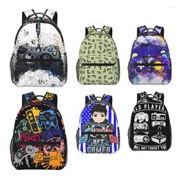 Backpack Control All The Things Video Game Controller For Girls Boys Travel RucksackBackpacks Teenage School Bag