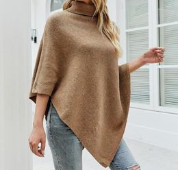 Women039s Sweaters Winter Clothes Cape Coat Women Oversized Knitted Vintage Sweater8909404