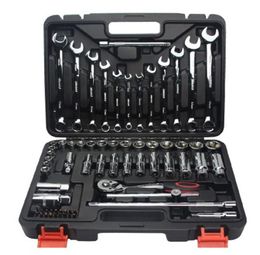 Worth to buy 69 pc Spanner Socket Set Car Repair Tool Ratchet Wrench Set hand tools Combination Household Tool Kit T01003211V5988587