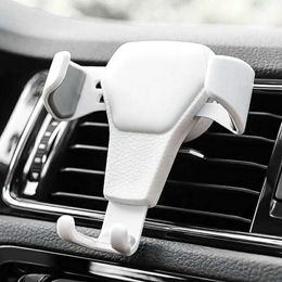 New New Gravity Car Holder For Air Vent Clip Mount Mobile Cell Stand Smartphone GPS Support For Iphone 12 13 Xiaomi Samsung Phone