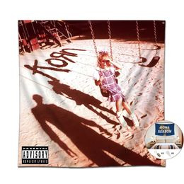 Korn First Album Tapestry Man Cave Wall Flag for College Dorm Funny Digital Printing Bedroom Hanging 4x5ft 48x60in 240506