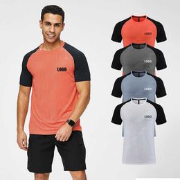 High Quality Summer Running Sport Clothes Men T Shirt Plain T-shirt With Custom Print Tshirts Ringer Shirt