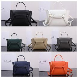 2024 New 10a Designer shoulder brand nano belt for Woman purse pochette fashion the tote bag strap luxury handbag travel Leather clutch chest crossbody orange bags