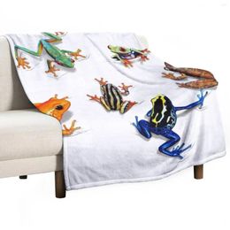 Blankets Tropical Frogs Throw Blanket Comforter Large Christmas Gifts