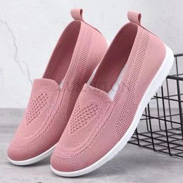 Casual Shoes Women Flat 2024 Summer Fashion Mesh Breathable Comfortable Foot Outdoor Hiking Sports