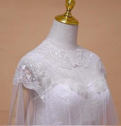 Shawl Luxury Bridal Wedding Cape Party Evening Dress Shoulder Jewellery Women 3m Long Chapel Veil Brides Accessories Ts7r4921272