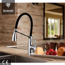 Kitchen Faucets High Quality Brass Faucet Cold Water One Hole Handle Pull Out Chrome Mixer For Sink