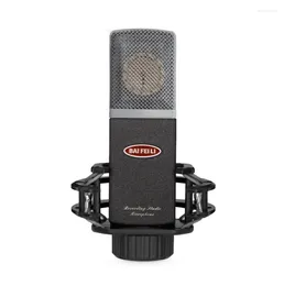 Microphones YYHC-V5 Large Diaphragm Professional Studio Recording Equipment Condenser Microphone For Sound Card Singing Game Tiktok