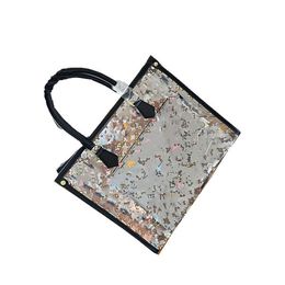 High quality jelly bag designer designs women's colorful portable travel bag, one shoulder beach bag, two-piece set