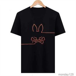 Psychological T-shirts Psyco Rabbit t Shirt American Designer Business Fashion Tees Mens Women Usa High Street Polos Skull Rabbits Bunny