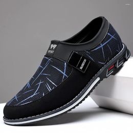 Dress Shoes High Quality Big Size Casual Men Fashion Business Spring Breathable Black