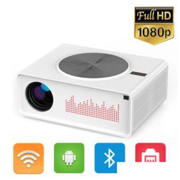 Home Theater Q10 Projector Fl Hd 1080P 1920X1080 Android 8.0 Led Video Beamer Support 4K Bluetooth 5G Wifi Drop Delivery Household A Dh1Ew