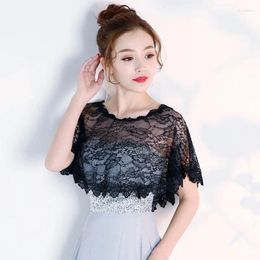 Women's Polos Shawl Shading Etiquette Skirt Draping Dress Shoulder Lace Red/pink/black Summer Apparel Accessories