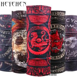 Bandanas Durag New Design Dragon Skull Bandana Scarf Multi functional Seamless Tube Headband Magic Baby Scarf Gift HY16 J240516