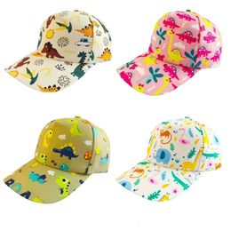 New Cartoon Summer Hat Kids Visor for Boys Girls Travel Baby Baseball Children Beach Sun Cap Accessories L2405