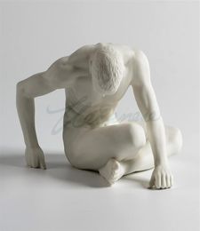 Veroni Ceramic Ornaments Grinding Simple Modern Naked Male Sculpture Birthday Gift Artworks Home Decoration Selling21268728640