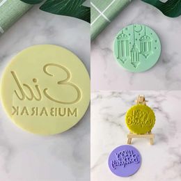 New New Acrylic Cookie Emer Happy Birthday Pattern Stencil Fondant Icing Biscuit Mould Baking Supplies Cake Decorating Tool