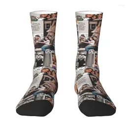 Men's Socks Fashion Mens Vintage Friends Poster Dress Unisex Warm Breathbale 3D Printed TV Show Crew