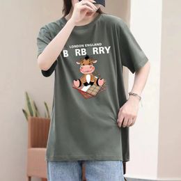 Luxury Mens Designer T Shirt Black Red Letter printed shirts Short Sleeve Fashion Brand Designer Top Tees Asian Size S-XXL