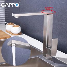 Kitchen Faucets Gappo Rotatable Drinking Water Faucet Flexible Sink Mixer Deck Mounted Taps Torneira De Lavanderia