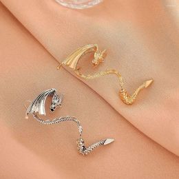 Backs Earrings Simple Cool Couple Ear Hook Men Girls Fashion Jewellery Accessories Dragon Korean Style Women Stud