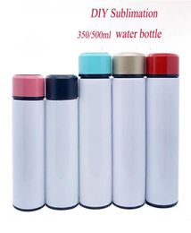 sublimation DIY Tea Bottle straight tumbler Insulated Travel Tea Tumblers Metal Insulated Water Bottle Coffee and Tea Bottle2109669