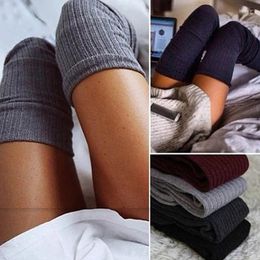 Women Socks Winter Thermal Stocking Knee Thigh High Women's Long Korean Japanese Style Velvet Soft Stockings For Girls
