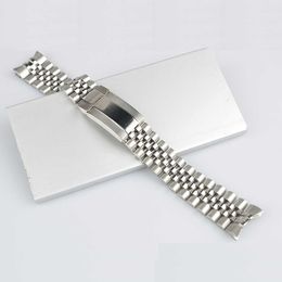 High Quality 316L Solid Screw Links Watch Band Strap Bracelet Jubilee with 20mm Silver Clasp For Master II 193C