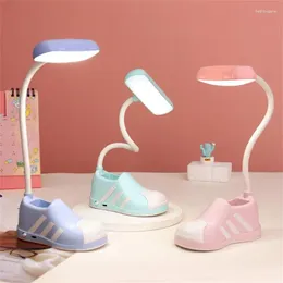 Table Lamps Creative Shoes Desktop Light Abs Pc Hose Mini Usb Charging Fall-proof Convenient Student Study Night Lamp Durable