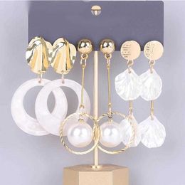 Earrings Earring For Women Drop Earrings Fashion Jewellery Long white Earrings Set Girls Boho Girls Dangle Earring 230831