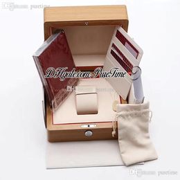 2021 OMBOX Watch Boxes Includes Large Beech Wood Instructions Warranty card And Holder Premium Handbag Super Edition Accessories om Box 264M