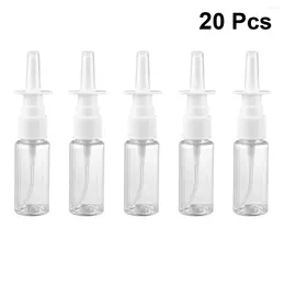 Storage Bottles 20 Pcs 20ML Thickened Spray Bottle Direct PET Transparent Plastic Portable For
