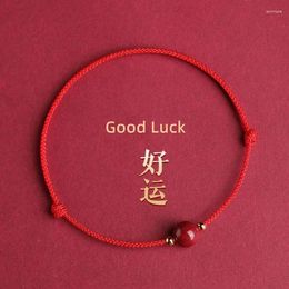 Charm Bracelets Hand Woven 8mm Purple Lucky Handmade Bracelet Bangles Women Men Red Rope Size Adjustable Anklet Chram