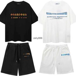Tracksuit Men Trapstar Shorts and t Shirt Set Haikyuu Mens Designer High Quality Embroidered Pure Cotton Loose Casual Short Sets Siz Shir Se s Qualiy Coon Shor Ses