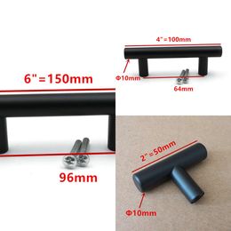 New Modern Straight Cupboard Knobs Stainless Steel Brushed Black Gold Kitchen Door Handles Cabinet Pull