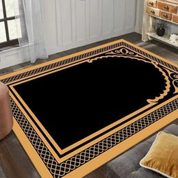 Carpets Gold Diamond Velvet Carpet Crystal Floor Mat with Tassel Dot Speed Bottom Household H240517