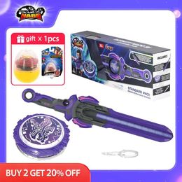 Other Toys Infinite Nado 6 Standard Package Fantasy World Magic Dragon Luminous Metal Rotating Top Gyroscope and Monster Icon Sword Launcher Childrens Toy s5178