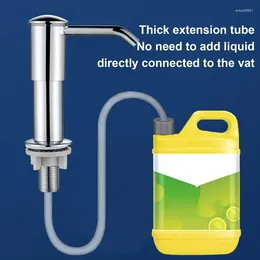 Liquid Soap Dispenser Saponin For Kitchen Sink Countertop Cleaner Pump Saponins Built-in Dish